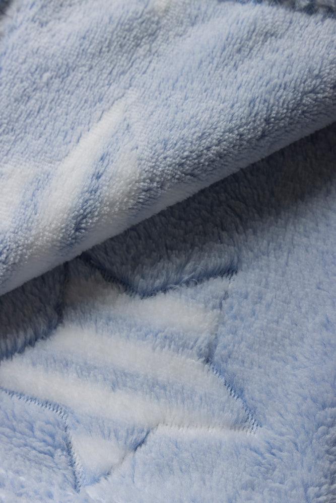 Star Coral Fleece Blanket Blue