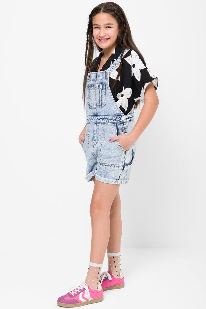 Denim Dungaree Light Blue