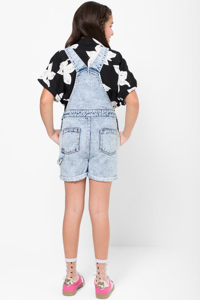 Denim Dungaree Light Blue (2)