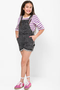 Short Dungaree Black