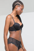 2 Pack Summer Lace Balconette Bra Black & Taupe(sml) (2)
