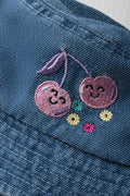 Cherry Denim Bucket Hat Blue (1)