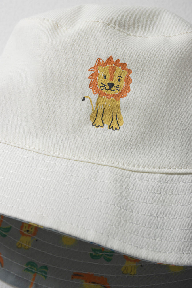 Lion Bucket Hat Cream
