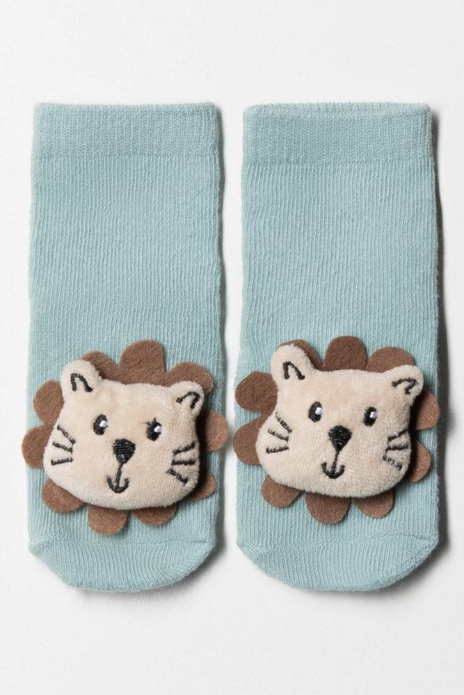 Lion Novelty Sock Sage