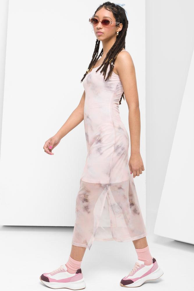 Mesh Midi Dress Multi (1)