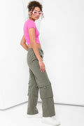Seamless Cropped T-Shirt Hot Pink (1)