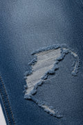 Ripped Denim Jeans Blue (2)