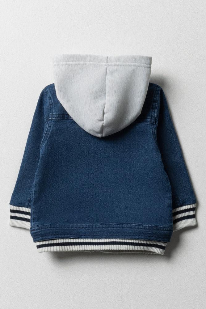 Hooded denim jacket combo clearance