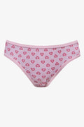 5 Pack Heart Bikini Panties Red (1)