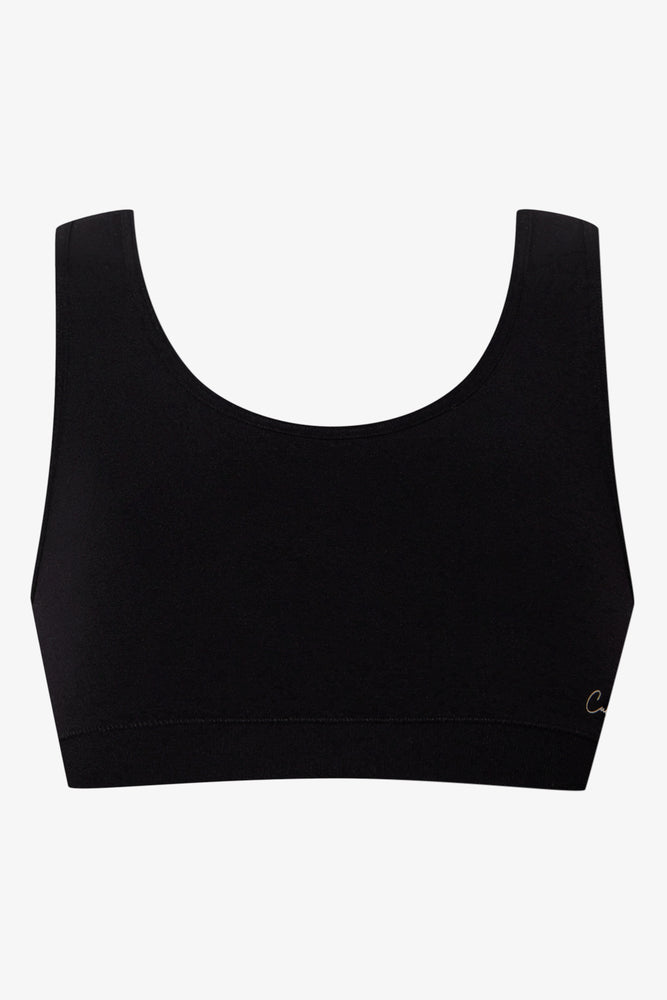 2 Pack Seam-Free Racerback Bras Black & White (1)