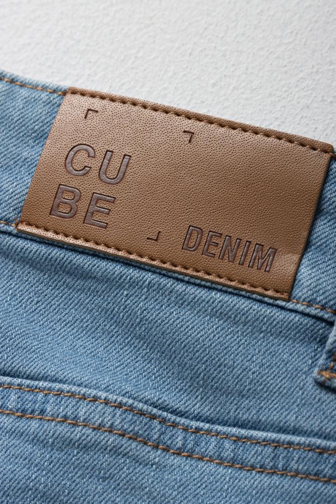 Skinny Denim Jeans Mid Blue (3)