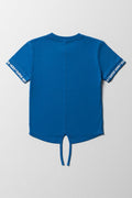 Tuxedo Short Sleeve T-Shirt Blue (2)