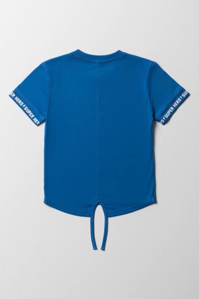 Tuxedo Short Sleeve T-Shirt Blue (2)
