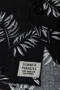 Viscose Floral Shirt Black (2)