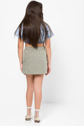 Cargo Skirt Vetiver Green (3)