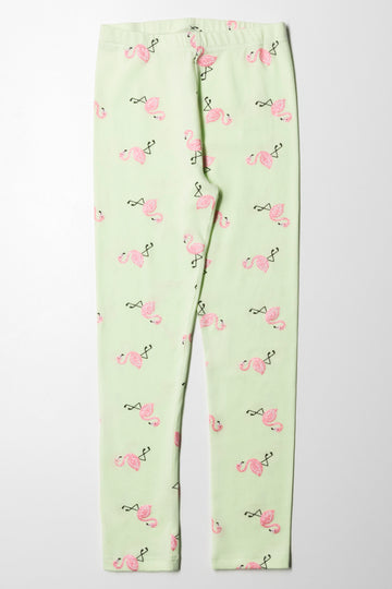 Flamingo Long Legging Light Green
