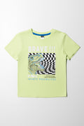 Dinosaur Short Sleeve T-Shirt Light Green