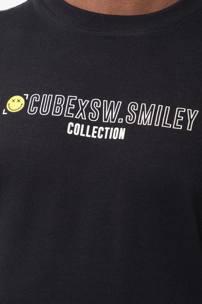 Smiley T-Shirt Black (4)