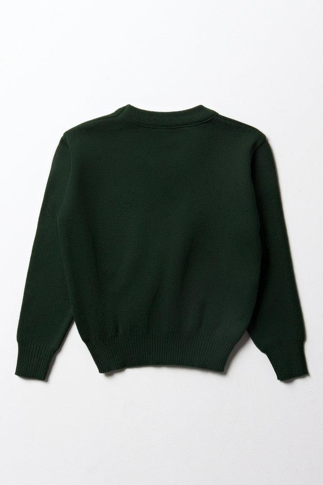 Unisex Primary School Long Sleeve Jersey Green (3)
