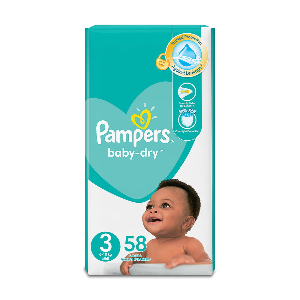 Pampers Size 3 Active Baby 58'S (2)