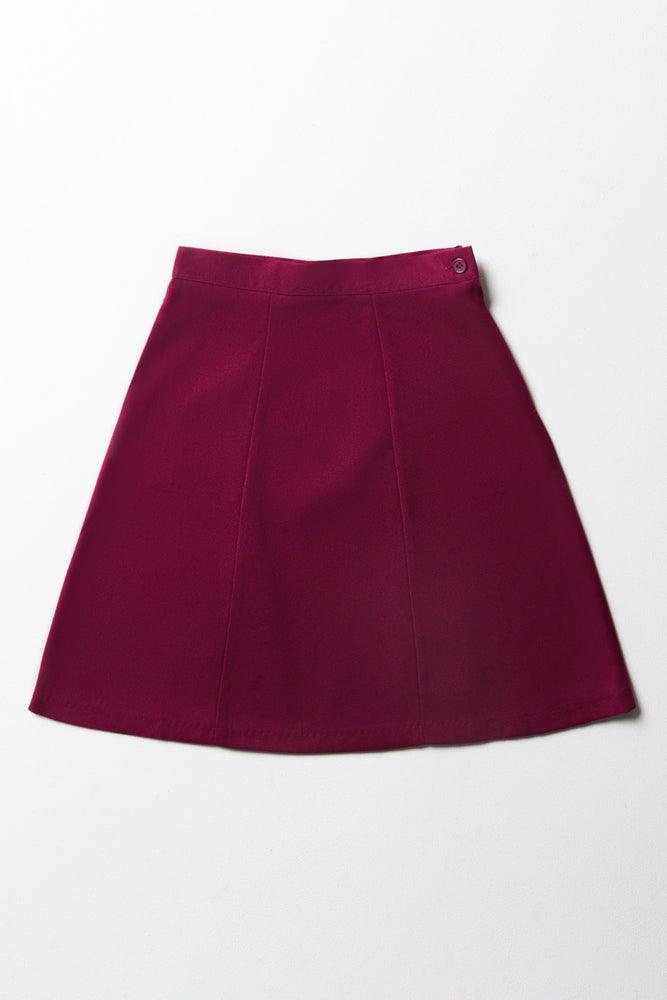 Girls Primary School Skirt Maroon