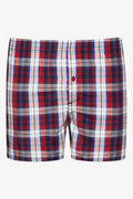 3 Pack Check Boxers Red (1)