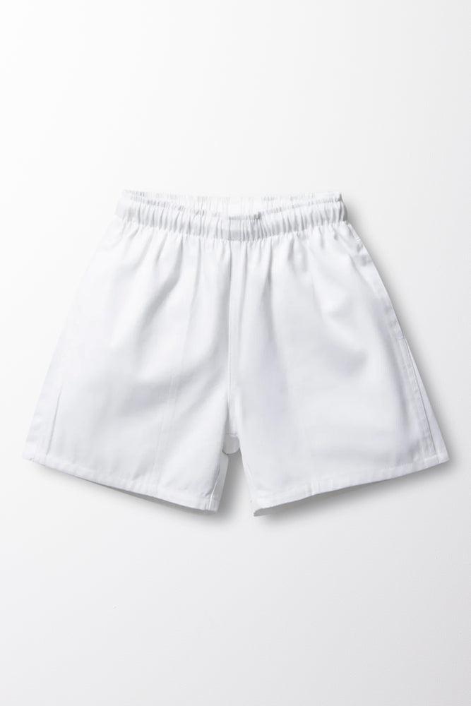 Unisex School Sports Shorts White