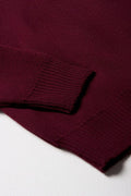 Unisex Primary School Long Sleeve Jersey Maroon (2)