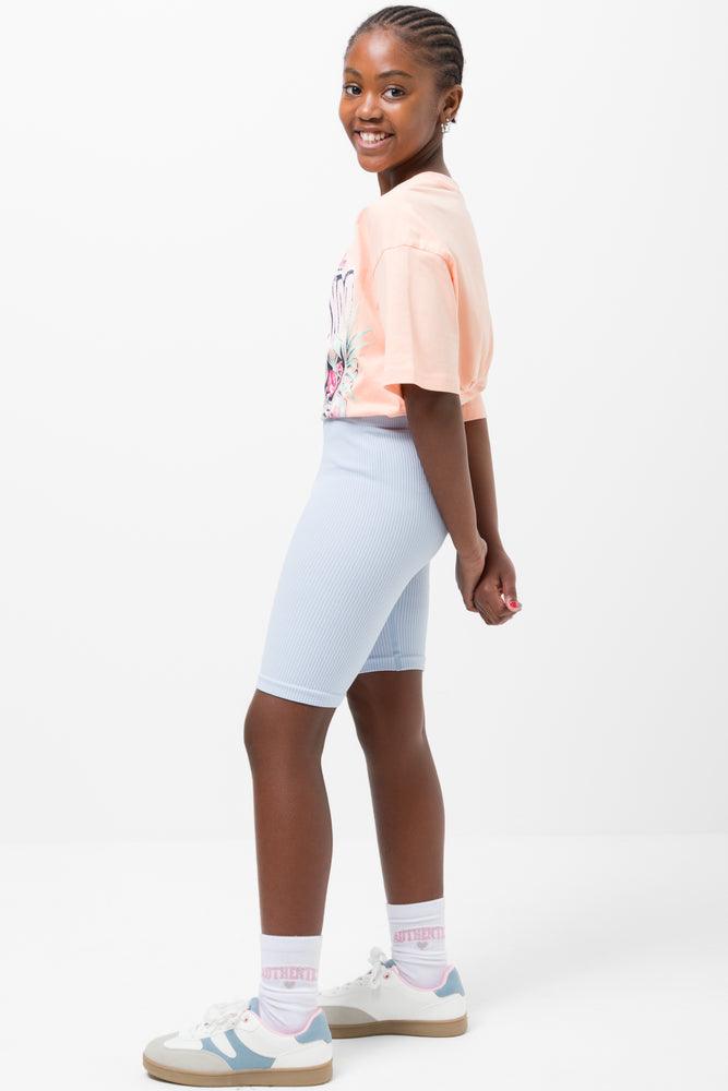 Seamless Cycle Short Light Blue