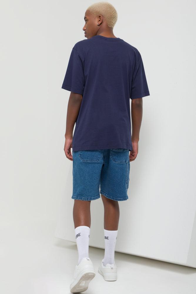 Ice Cube Short Sleeve T-Shirt Navy (2)