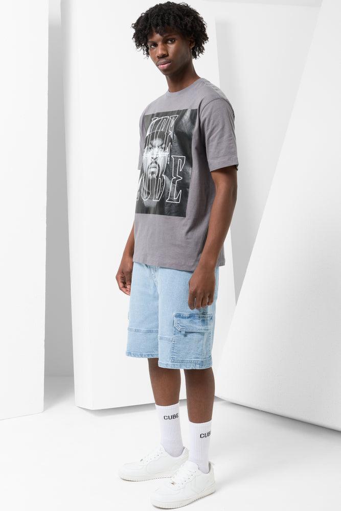 Ice Cube Short Sleeve-Shirt Dark Grey