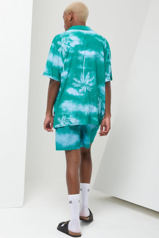 Short Sleeve Shirt Teal (2)