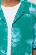 Short Sleeve Shirt Teal (3)