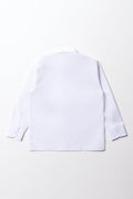 Girls School Long Sleeve Collar Shirt White Toughees (3)