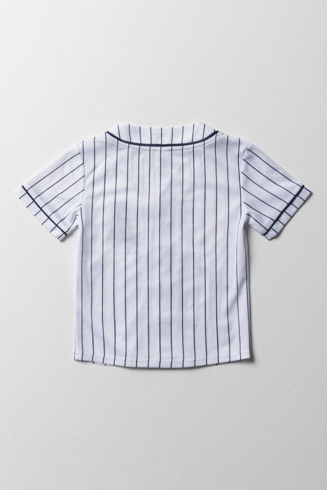Baseball Button Thru T-Shirt (3)