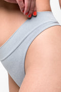 3 Pack Seam-Free Thong Panties Black, Grey, White (4)