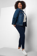 Pull On Jeggings Dark Blue (1)
