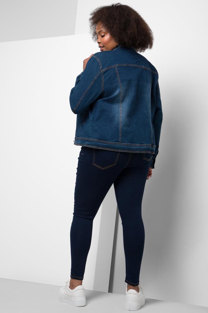 Pull On Jeggings Dark Blue (2)