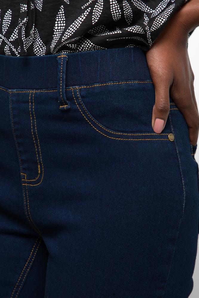 Pull On Jeggings Dark Blue (6)