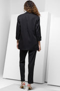 Blazer With Roll Up Sleeves Black (2)