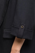 Blazer With Roll Up Sleeves Black (3)
