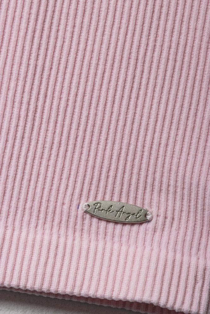 Seamless Short Sleeve T-Shirt Pink