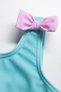 Costume Swim-Wear With Hat Blue (2)