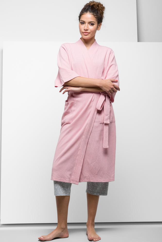 Waffle Gown Pink