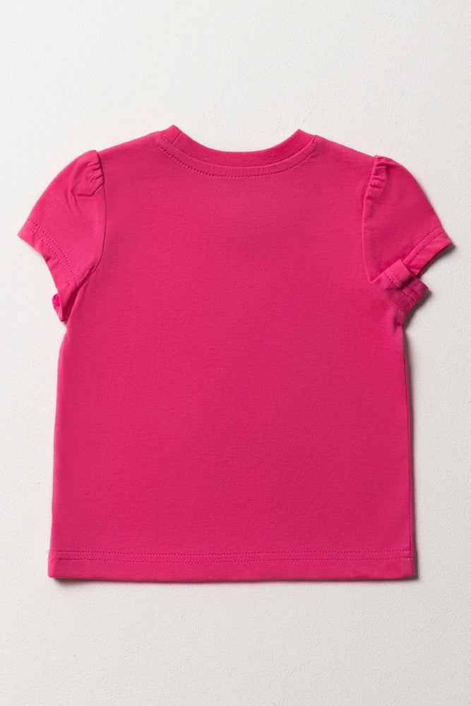 Short Sleeve T-Shirt Bright Pink (3)