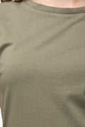 Short Sleeve Bodycon Dress Olive Green (3)