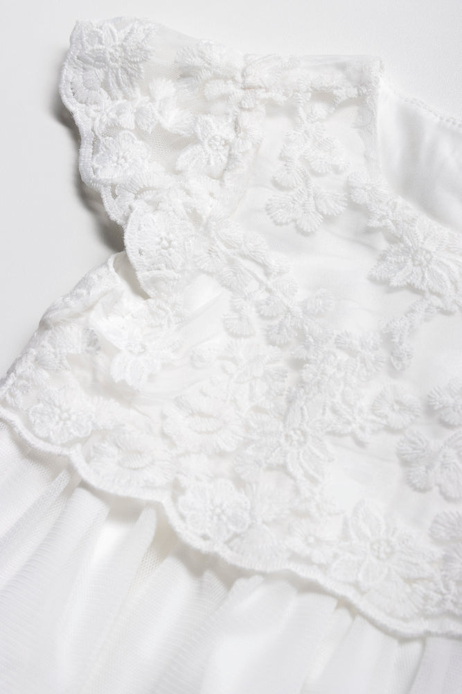 Lace Tulle Dress White (1)