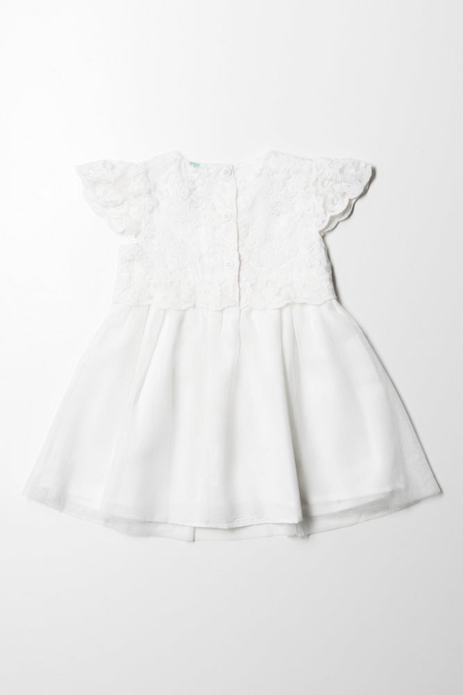 Lace Tulle Dress White (3)