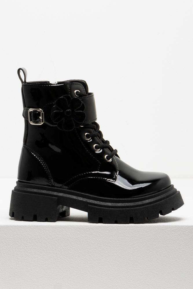 Lace Up Boot Black (1)