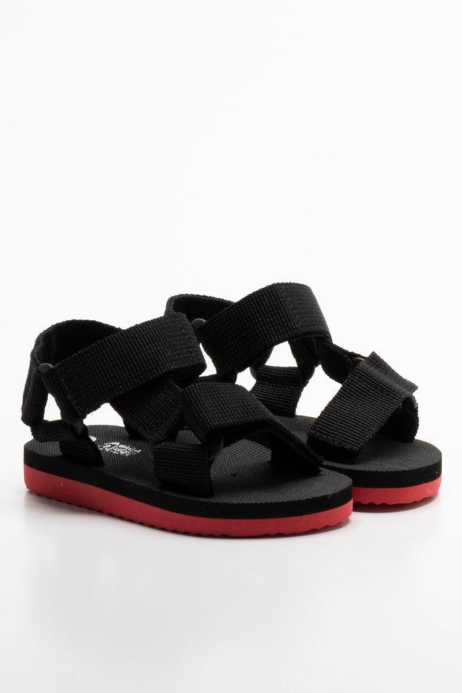 Boys flip flops with strap on sale